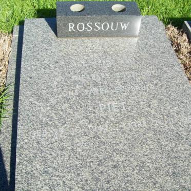 ROSSOUW Piet 1942-1983