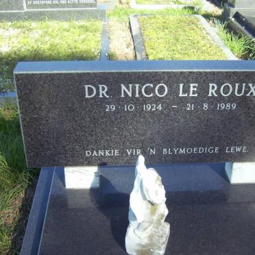 ROUX Nico, le 1924-1989