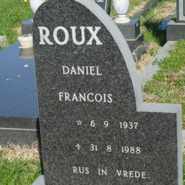 ROUX Daniel Francois 1937-1988
