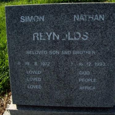 REYNOLDS Simon Nathan 1972-1993
