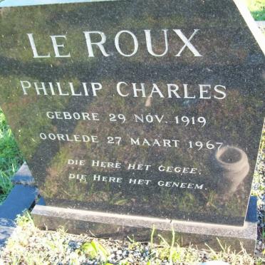 ROUX Phillip Charles, le 1919-1967