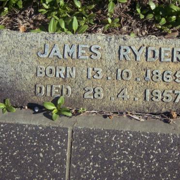 RYDER James 1865-1957