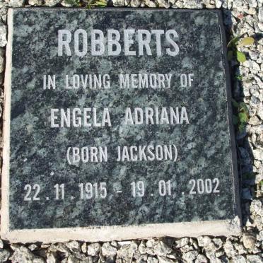 ROBBERTS Engela Adriana nee JACKSON 1915-2002