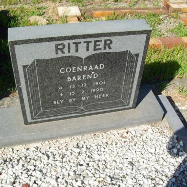 RITTER Coenraad Barend 1901-1990
