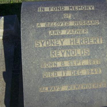 REYNOLDS Sydney Herbert 1877-1949