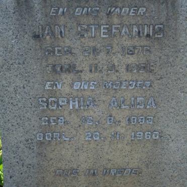 ROOS Jan Stefanus 1876-1951 &amp; Sophia Alida 1880-1960