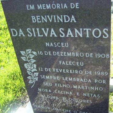 SANTOS Benvinda da Silva 1909-1989