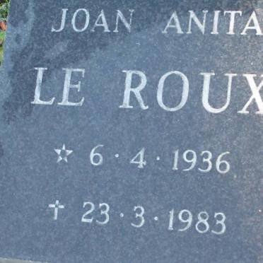 ROUX Joan Anita, le 1936-1983