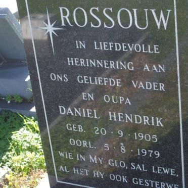ROSSOUW Daniel Hendrik 1905-1979