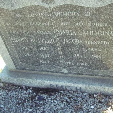SMITH Sidney Buttler 1887-1937 &amp; Maria Catharina Jacoba BESTER 1884-1966