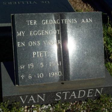 STADEN Piet, van 1941-1980