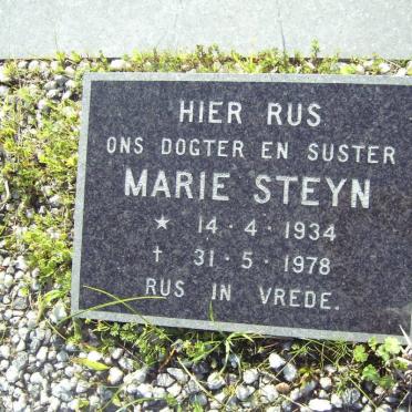 STEYN Marie 1934-1978