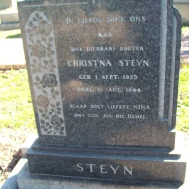STEYN Christna 1924-1944