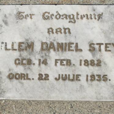 STEYN Willem Daniel 1882-1935
