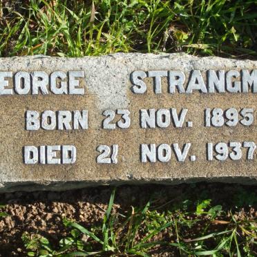 STRANGMAN George 1895-1937
