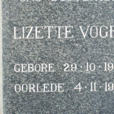 VOGES Lizette 1962-1965