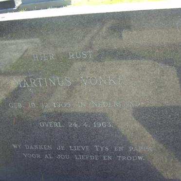 VONKE Martinus 1905-1963