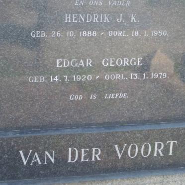 VOORT Hendrik J.K., van der 1888-1950 :: VAN DER VOORT Edgar George 1920-1979