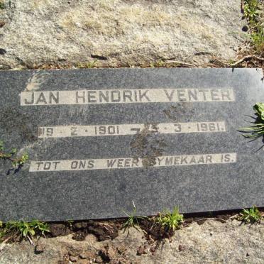 VENTER Jan Hendrik 1901-1961