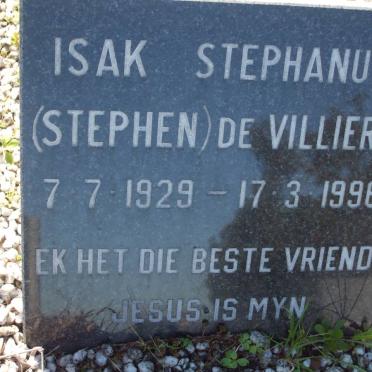 VILLIERS Isak Stephanus, de 1929-1996