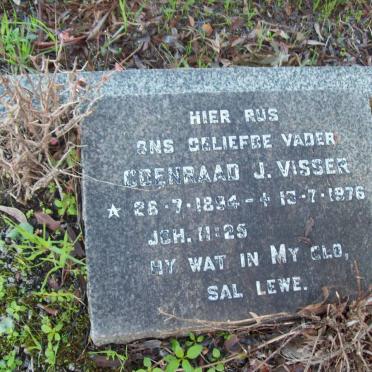 VISSER Coenraad J. 1894-1976