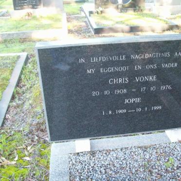 VONKE Chris 1908-1976 :: ? Jopie 1909-1999