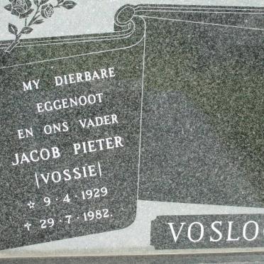 VOSLOO Jacob Pieter 1929-1982