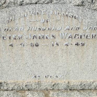 WAGNER Peter James 1886-1949