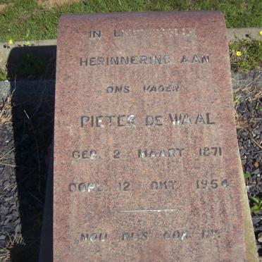 WAAL Pieter, de 1871-1954