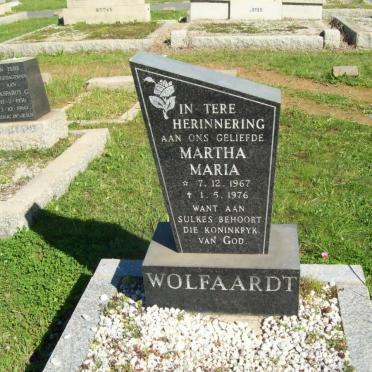 WOLFAARDT Martha Maria 1967-1976