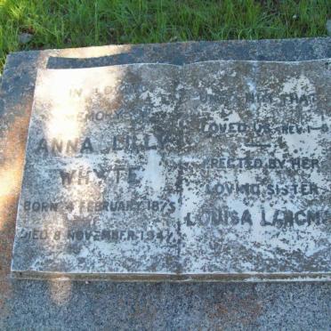 WHYTE Anna Lilly 1875-1941