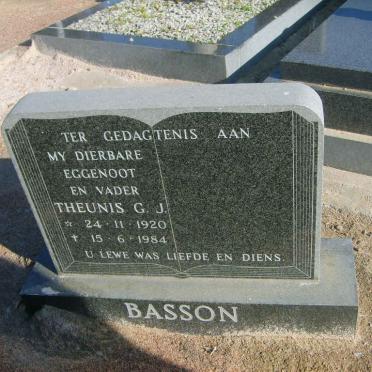 BASSON Theunis G.J. 1920-1984