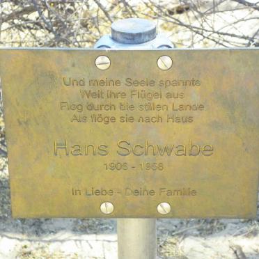 SCHWABE Hans 1906-1958