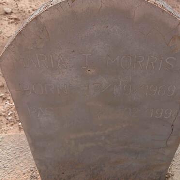MORRIS Maria J. 1969-1994