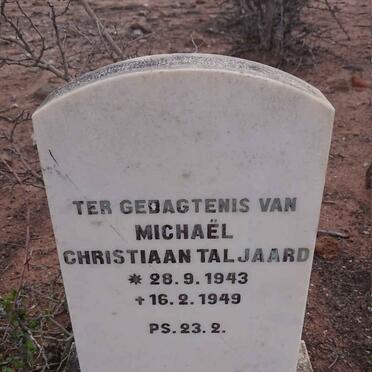 TALJAARD Michael Christiaan 1943-1949