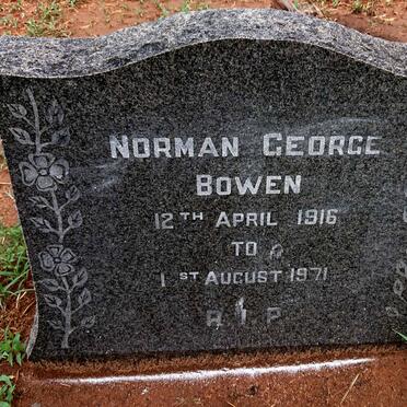 BOWEN Norman George 1916-1971