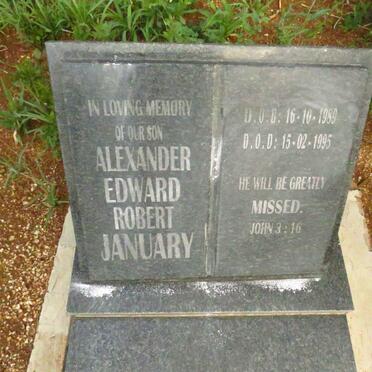 JANUARY Alexander Edward Robert 1989-1995