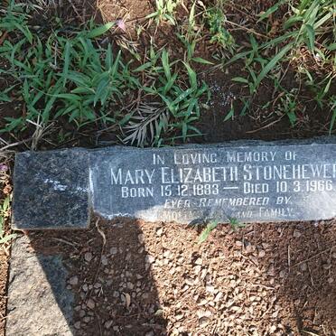 STONEHEWER Mary Elizabeth 1883-1966