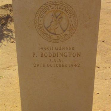BODDINGTON P. -1942
