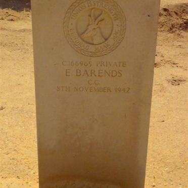 BARENDS E. -1942