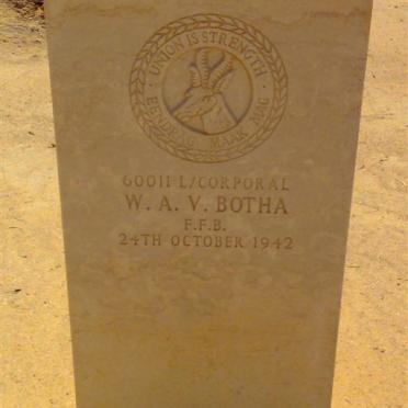 BOTHA W.A.V. -1942