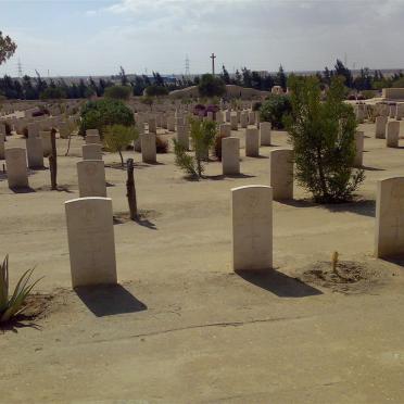  5. View of the graves at El Alamein Cemetery