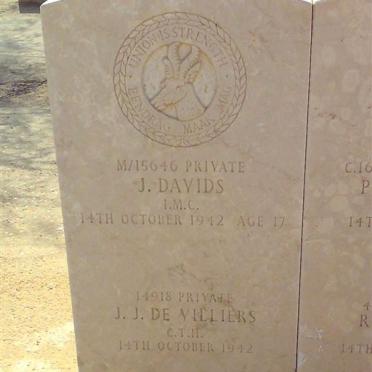 DAVIDS J. 1942 :: VILLIERS J.J., de -1942