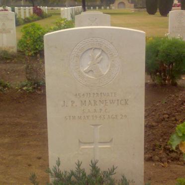 MARNEWICK J.P. -1943
