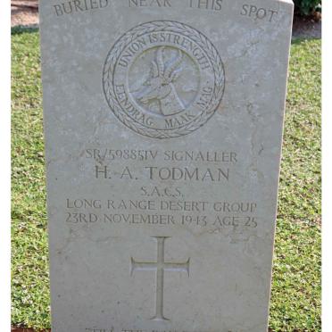 TODMAN H.A. -1943