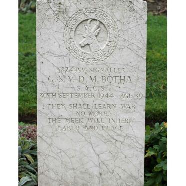 BOTHA G.S.V.D.M. -1944