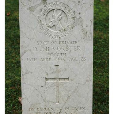 VORSTER D.J.B. -1945