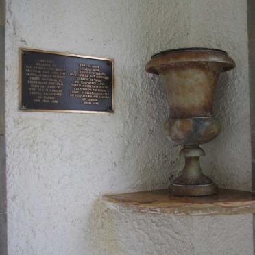 2. Urn containing South African soil
