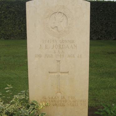 JORDAAN J.E. -1944