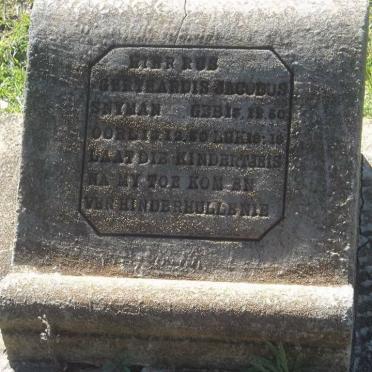 SNYMAN Gerhardis Jacobus 1950-1950